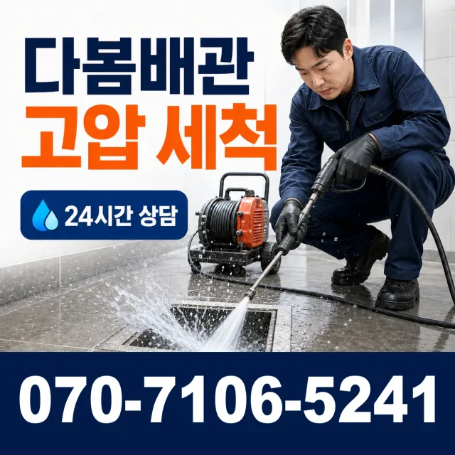 경기 풍산동 배관고압세척 상담 이미지 4